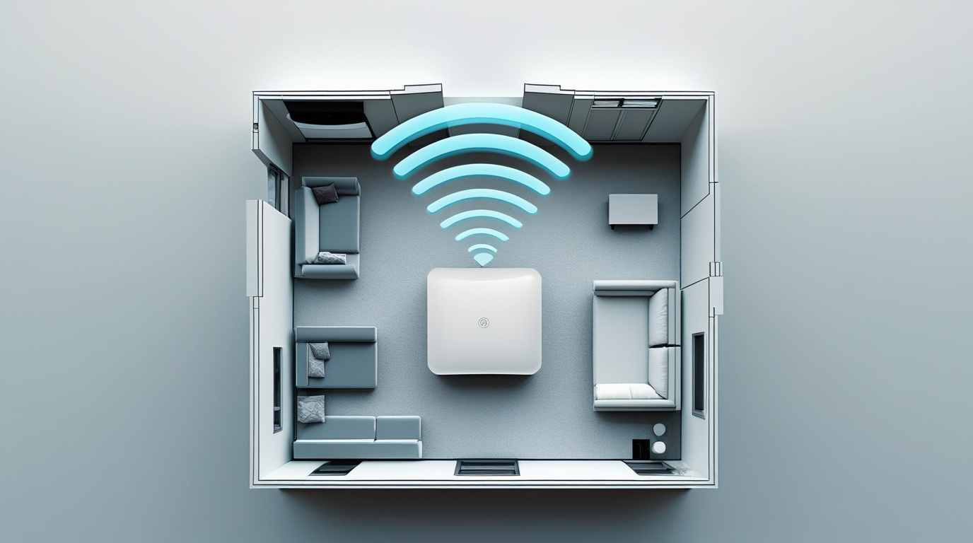 光回線の速度測定イメージ