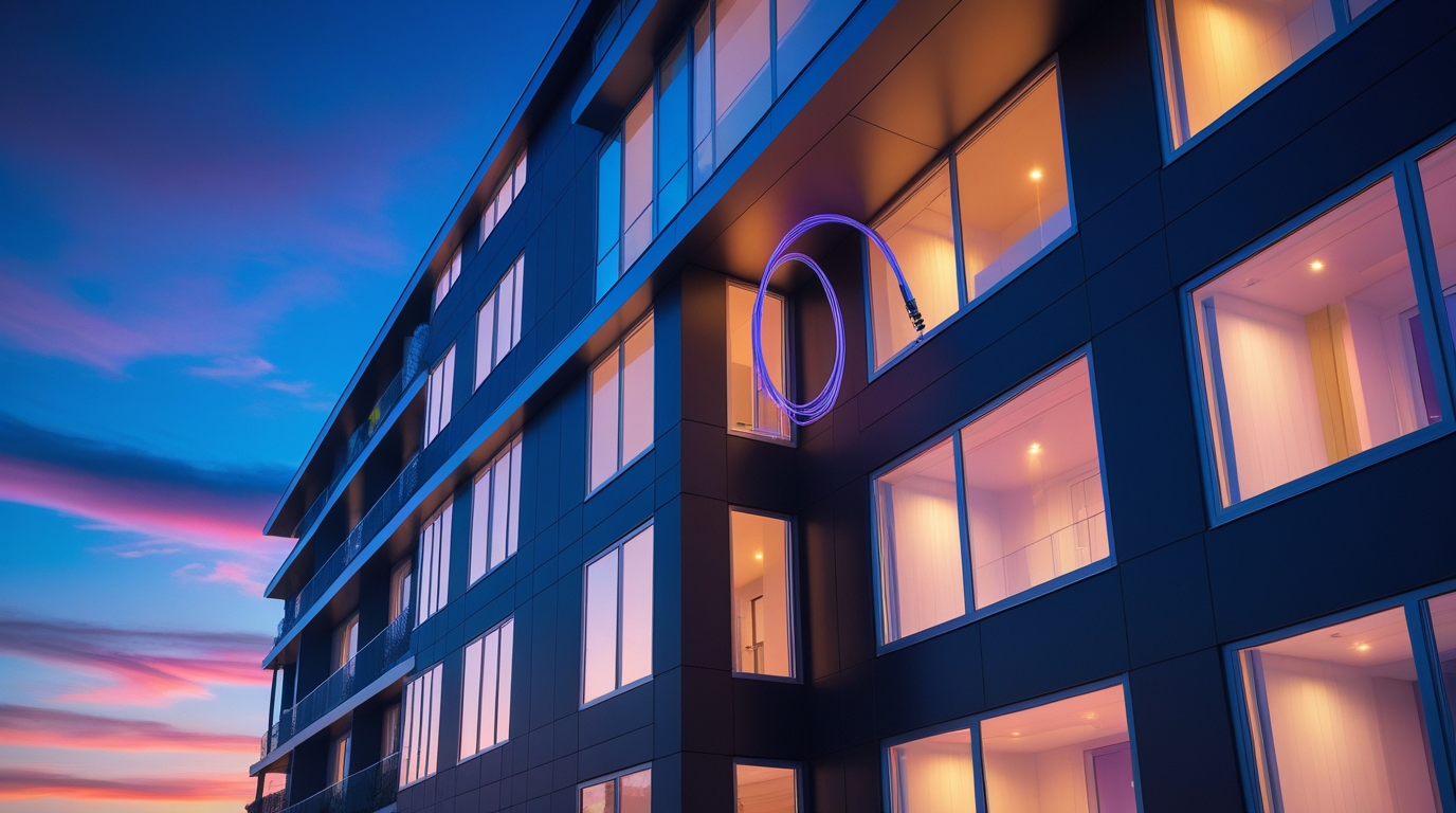 WiFiルーターとスマートフォンのイメージ